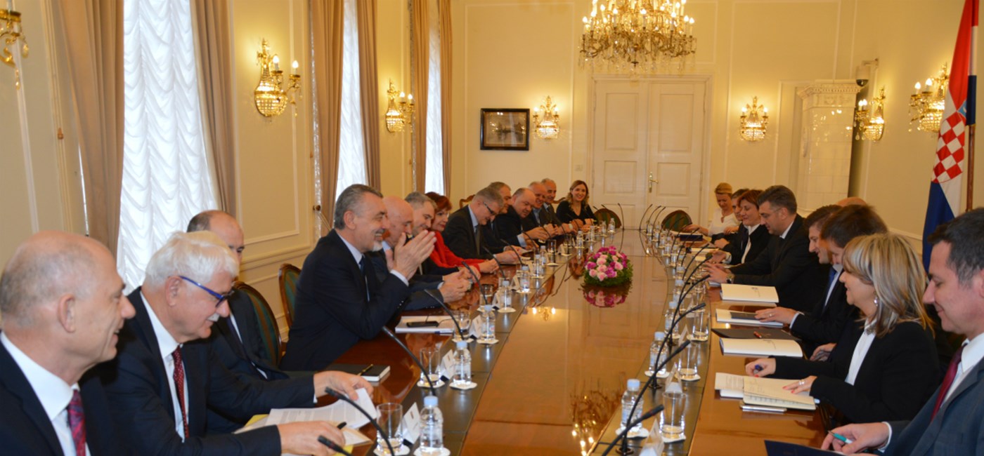 ​Predsjednik Vlade s izaslanstvom HUP-a 